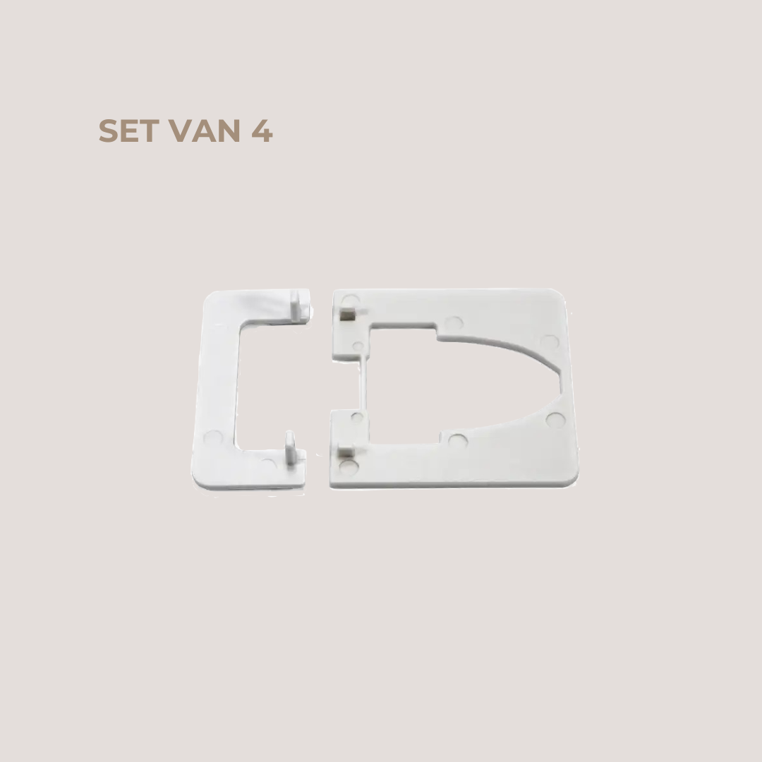 MUKKI MAGNETISCH KAST/LADE SLOT - SET VAN 4