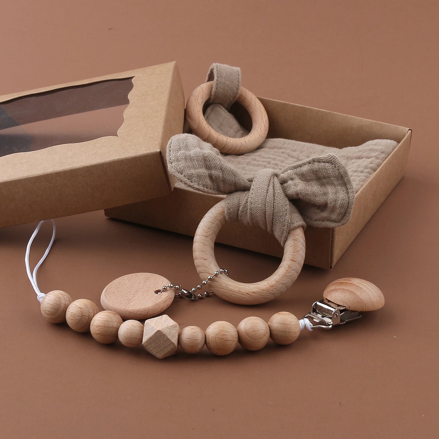 3-DELIGE MUKKI GIFTSET - BRUIN