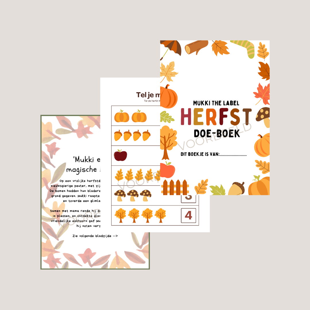 MUKKI - PEUTER DOE-BOEK: HERFST