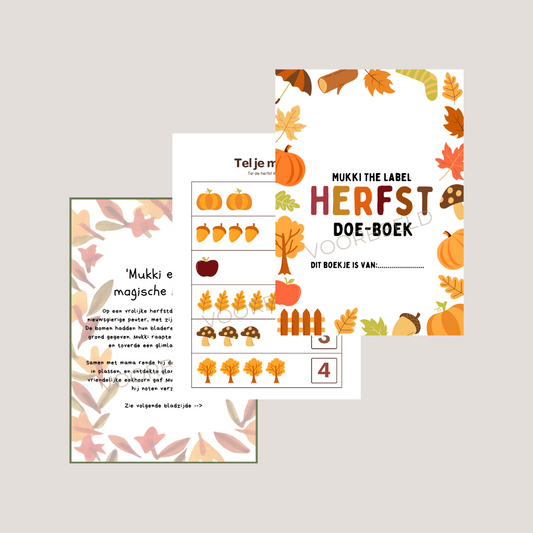 MUKKI - PEUTER DOE-BOEK: HERFST