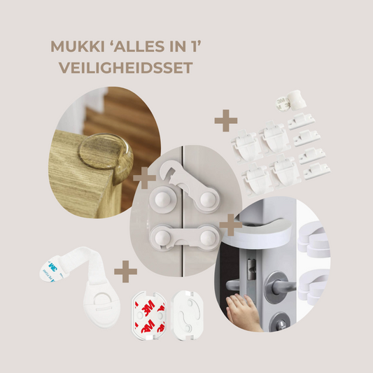 HET MUKKI 'ALLES IN 1' VEILIGHEIDSSET - BABY/KINDERBEVEILIGING